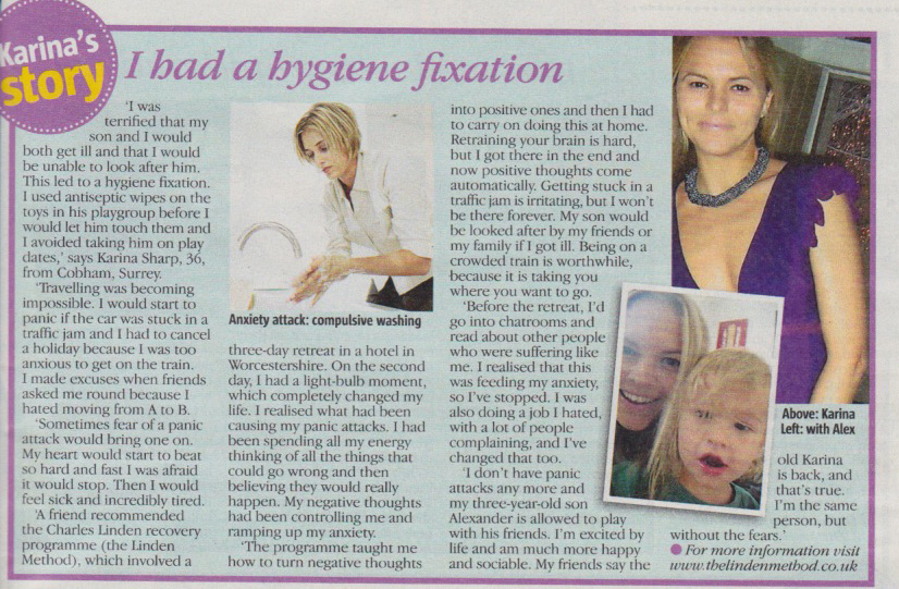 Magazine feature — 'Karina's Story'